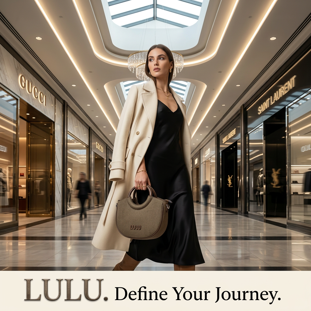 Luxury olive green canvas half-moon handbag with circular leather handles and detachable crossbody strap for women